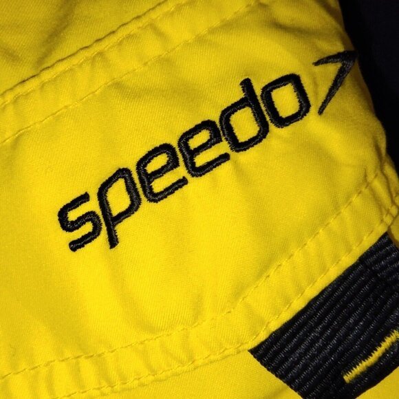 Speedo Board Shorts Mens Large Yellow Beach‎ Swim Trunks - Picture 7 of 7